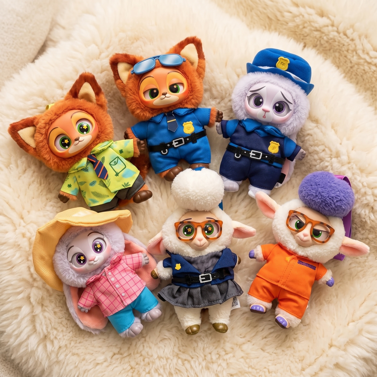 Zootopia Blind Box Figuren zum Sammeln - Detail Material