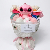 Stitch und Angel Kuscheltier-Schale Kawaii-Früchte - Angel
