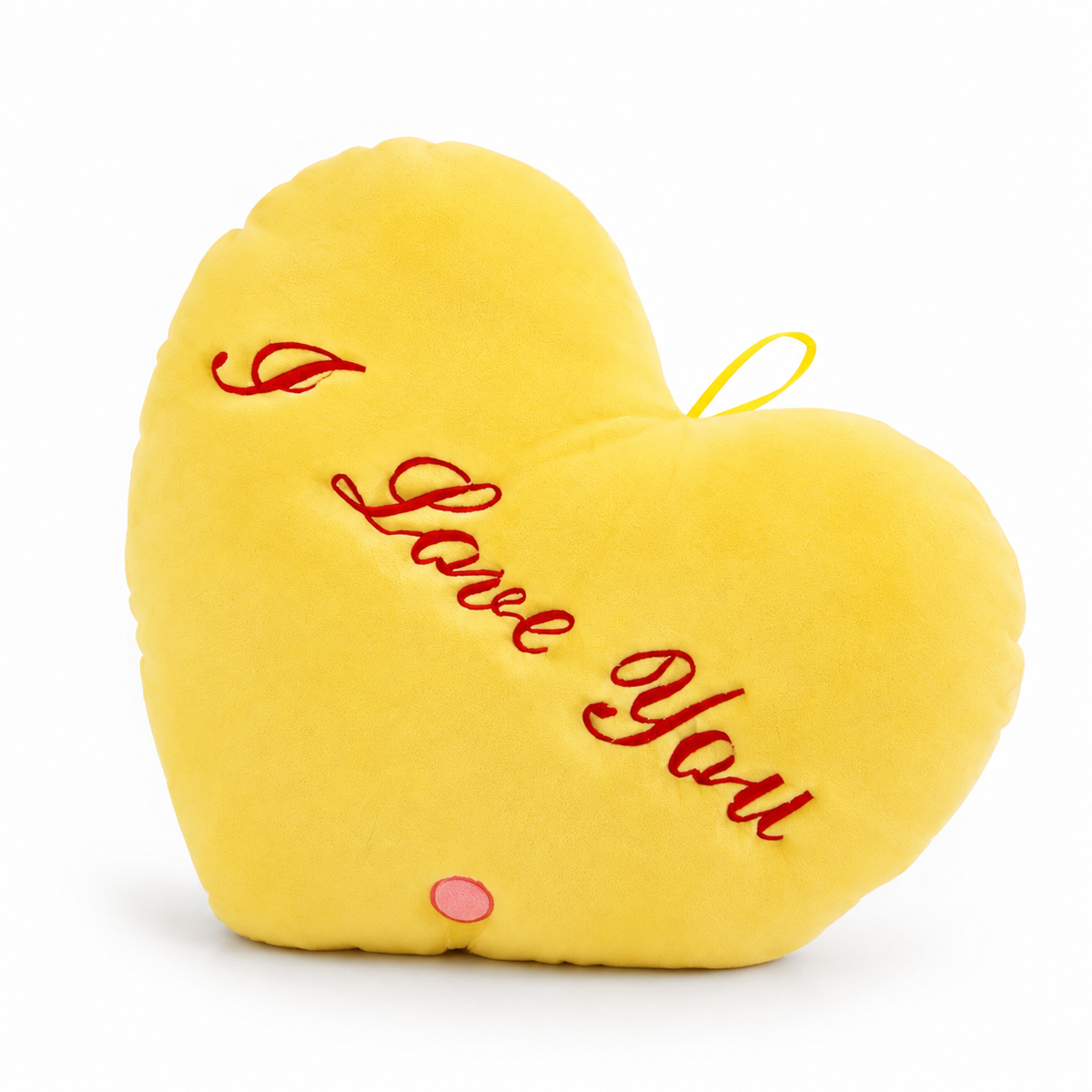 Leuchtendes Herzkissen I Love You - Gelb