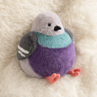Fettes Tauben Kuscheltier flauschiger Vogel - Material-Detail