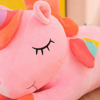 Liegendes Einhorn-Kuscheltier für Kinder