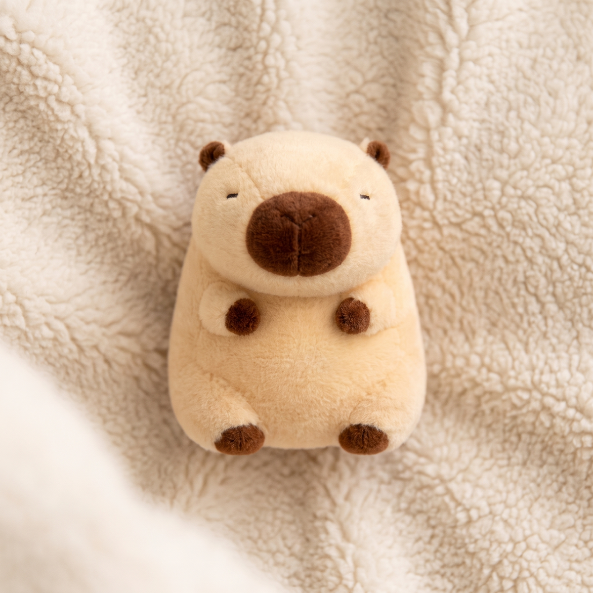 Leuchtendes Capybara Kuscheltier Nachtlicht - Materialdetail