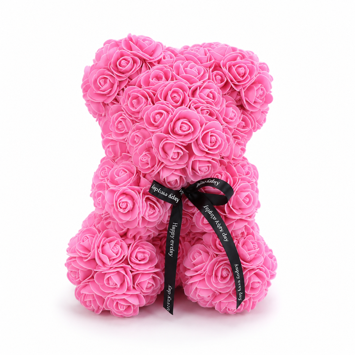 Rosenbär mit Schleife Valentinstag - Rosa