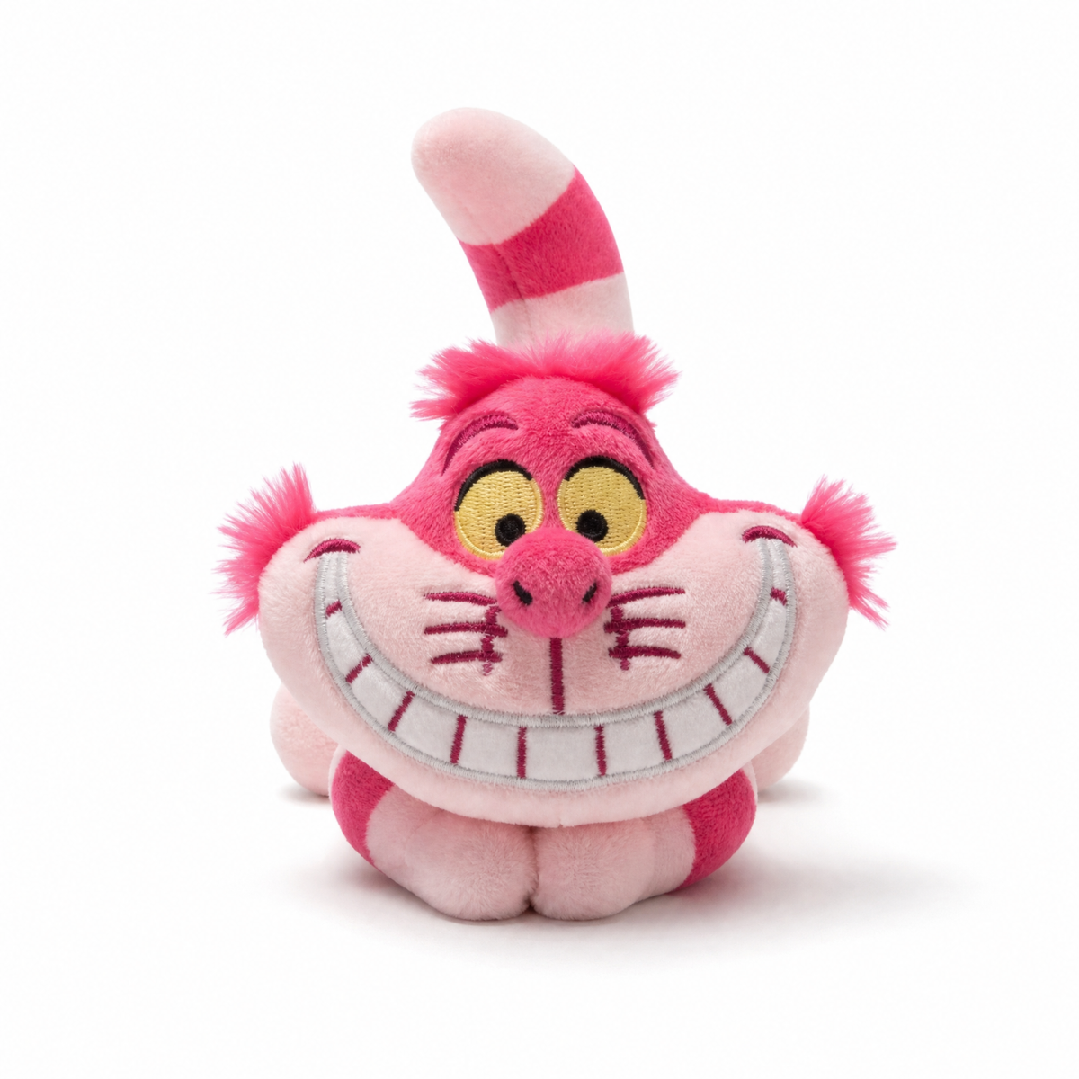 Grinsekatze Kuscheltier Magnetisch für die Schulter Disney - Weißer Hintergrund frontal