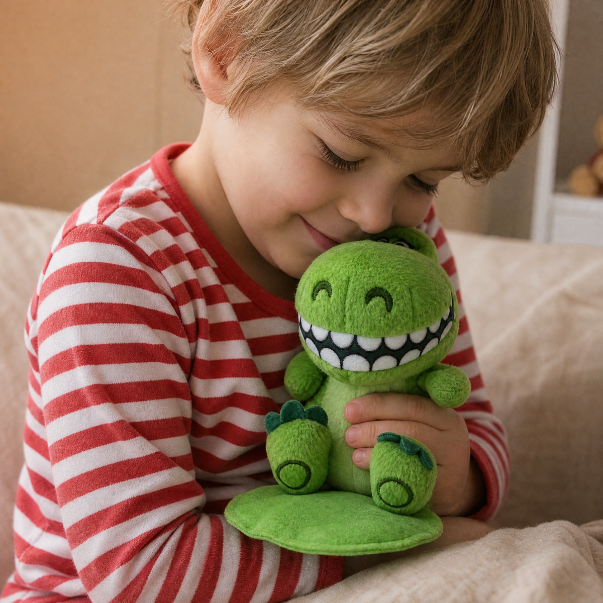 Rex Kuscheltier Magnetisch für die Schulter Toy Story - Verwendung gemütlich drinnen