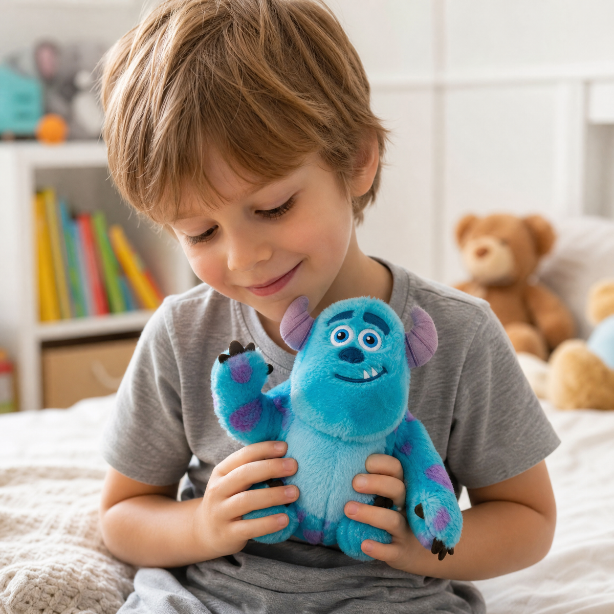 Sully Kuscheltier Magnetisch für die Schulter Die Monster AG - Verwendung gemütlich drinnen