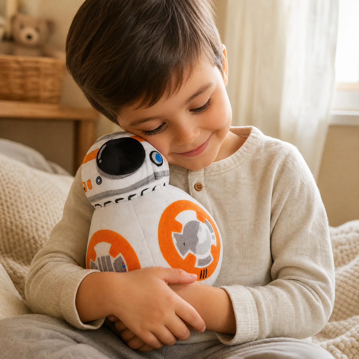 BB-8 Droide Kuscheltier Star Wars 20cm - Gemütlicher Einsatz drinnen