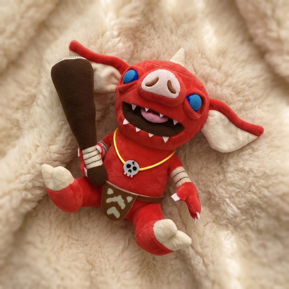 Bokoblin Kuscheltier Zelda 21cm - Detail Material