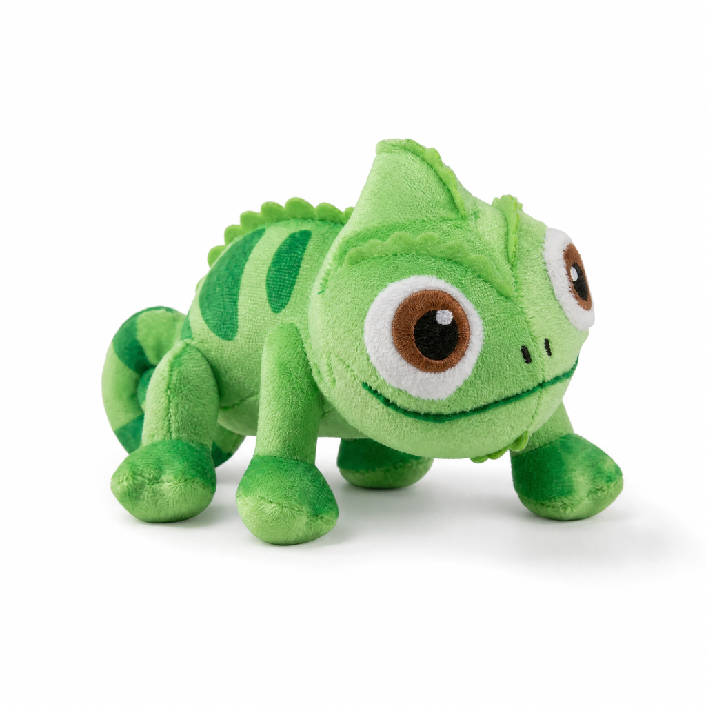 Pascal Chamäleon Kuscheltier Magnetisch Disney - Weißer Hintergrund frontal