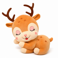 Hirsch Kuscheltier schlafend beruhigend - 20cm · 30cm · 40cm