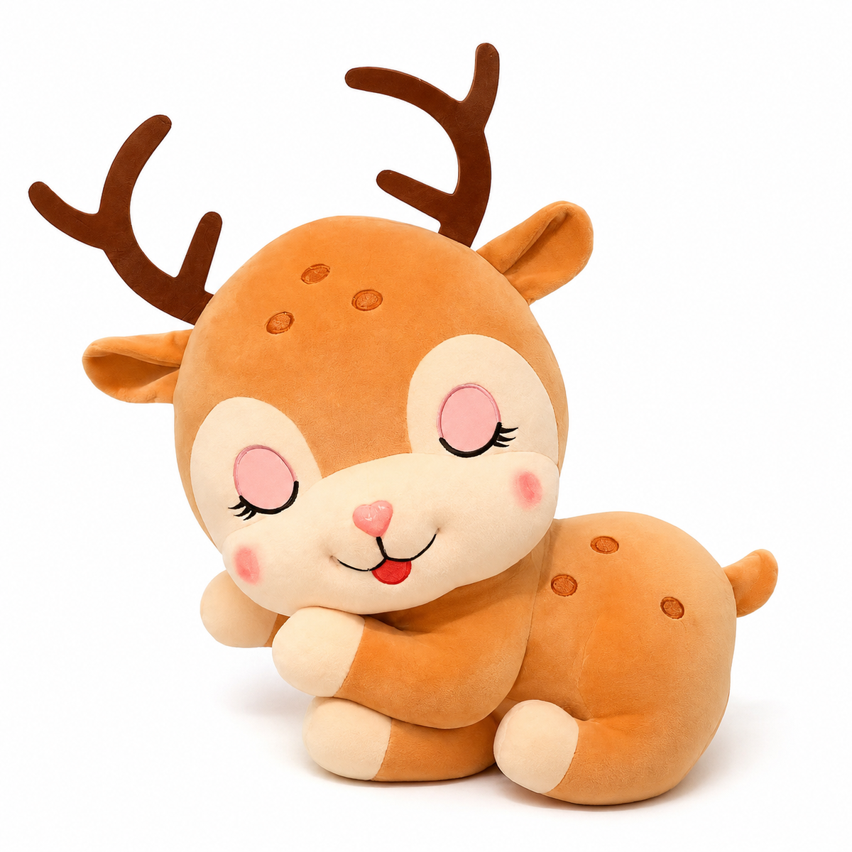 Hirsch Kuscheltier schlafend beruhigend - 20cm · 30cm · 40cm