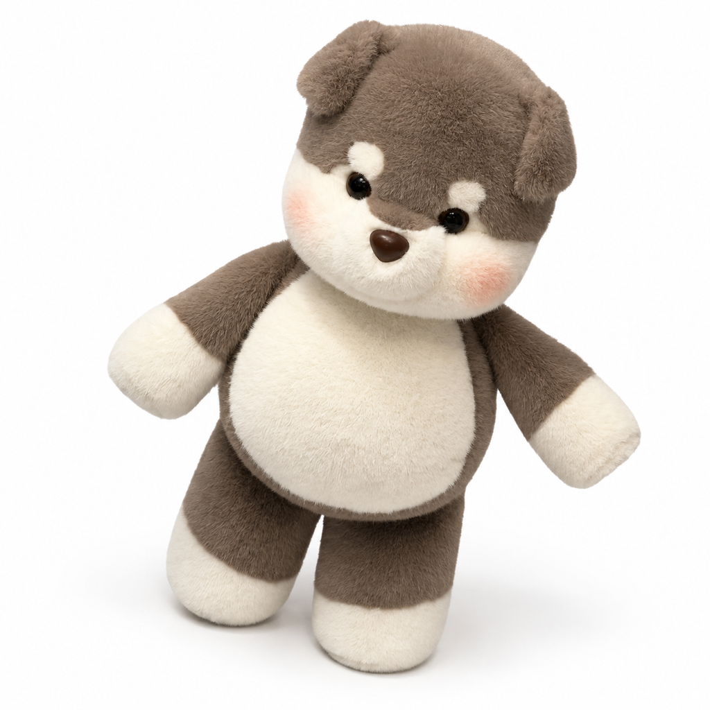 Hund Kuscheltier interaktiv läuft - 45 cm / Grau · 60 cm / Grau