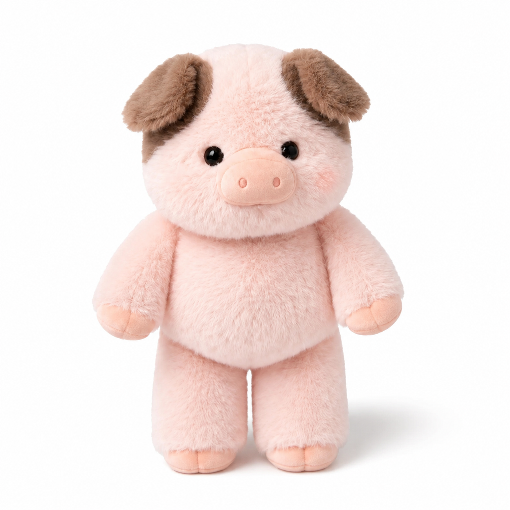 Schwein Kuscheltier interaktiv läuft - 45 cm / Braun · 60 cm / Braun