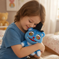 Blaues Tiger Deko-Kuscheltier mit Zylinder - Anwendung, gemütliches Zuhause