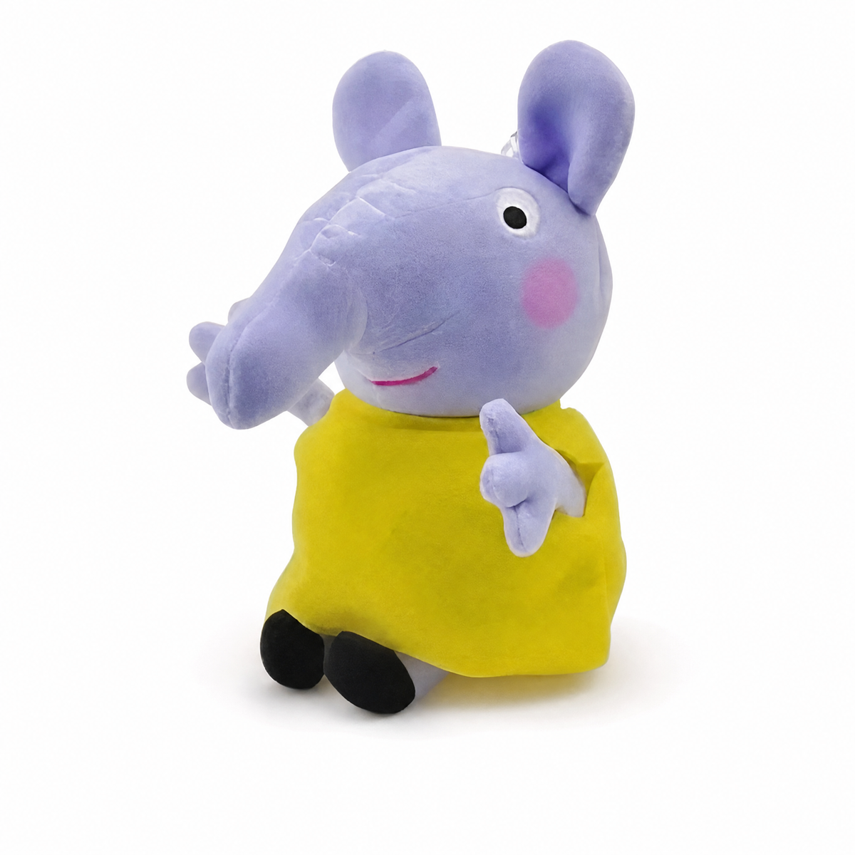Emily Elefant Kuscheltier Peppa Pig 19 cm - Weißer Hintergrund frontal