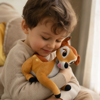 Rehkitz Kuscheltier Bambi 15cm sitzend - Verwendung gemütlich drinnen