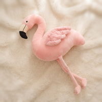 Flamingo Kuscheltier XXL Deko - Materialdetail