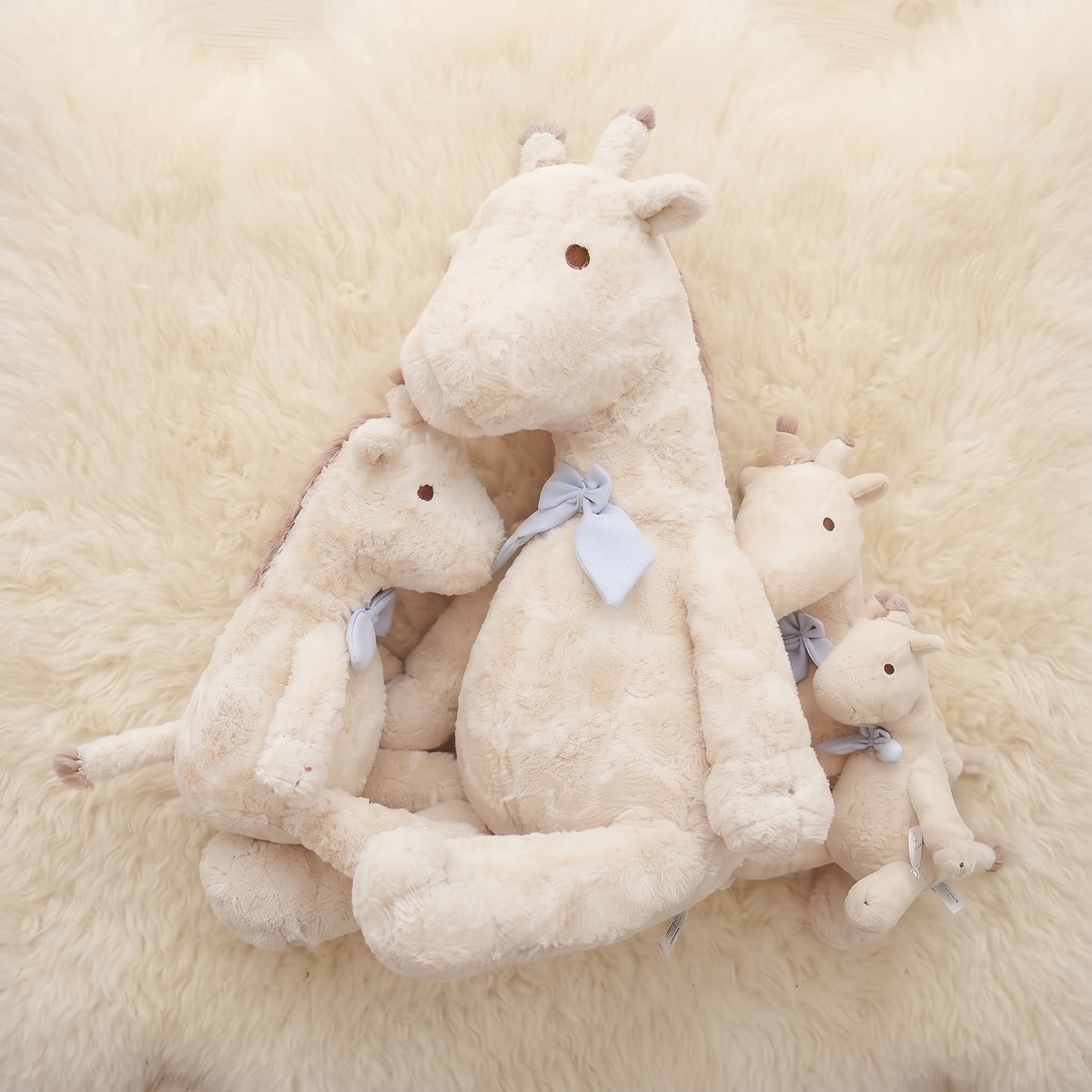 Giraffe Kuscheltier Kawaii Beige - Detail Material