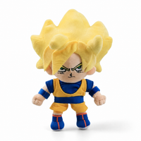 Goku Super Saiyajin Kuscheltier - 25 cm - Weißer Hintergrund frontal