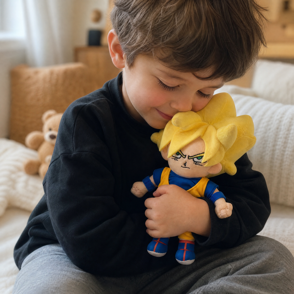 Goku Super Saiyajin Kuscheltier - 25 cm - Verwendung gemütliches Interieur