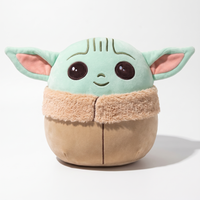 Grogu Baby Yoda Kuscheltier Star Wars 25cm - Weißer Hintergrund Frontalansicht