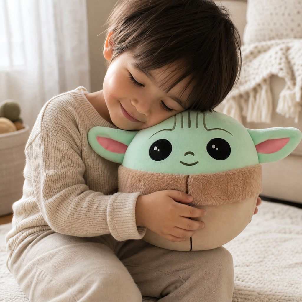 Grogu Baby Yoda Kuscheltier Star Wars 25cm - Gemütlicher Einsatz drinnen