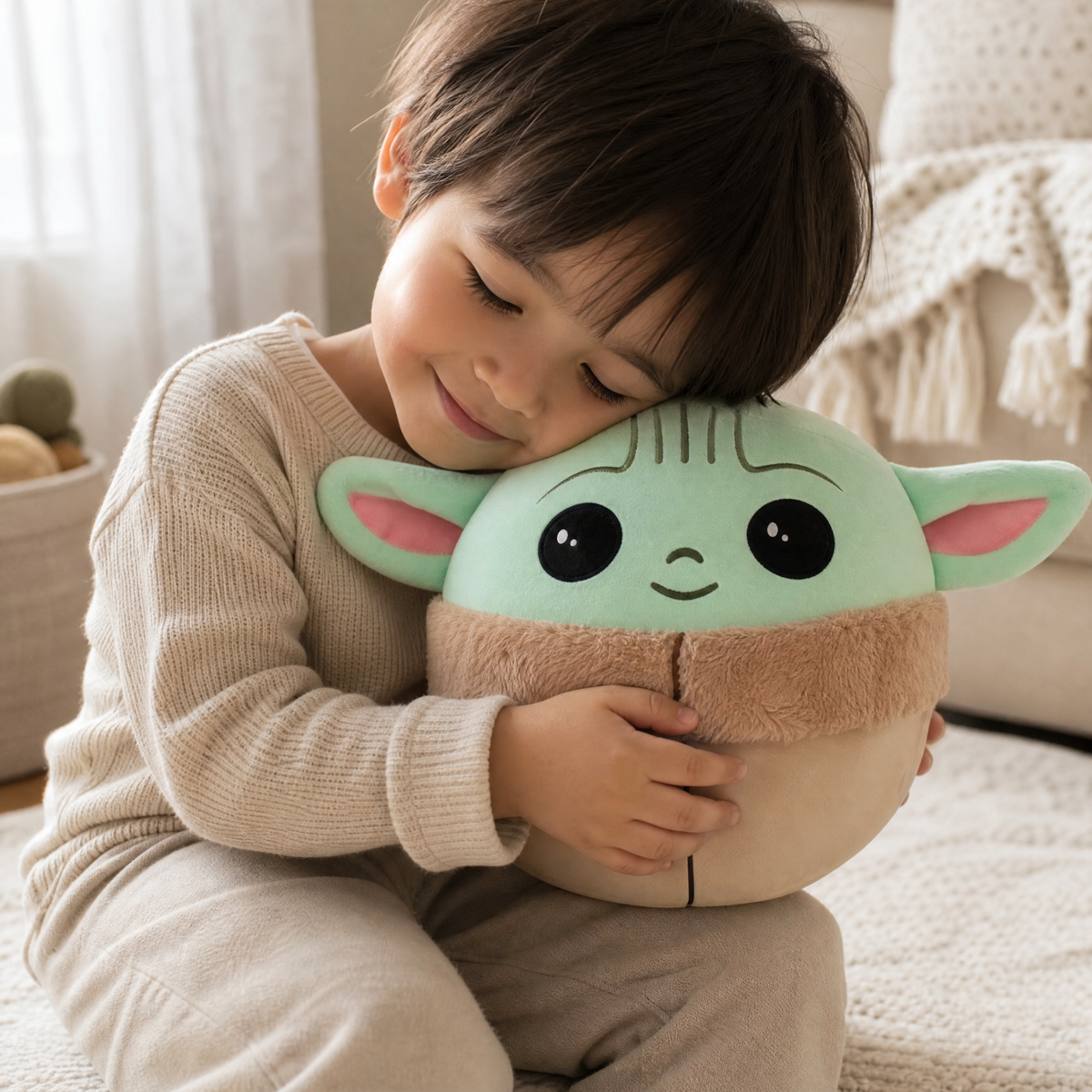 Grogu Baby Yoda Kuscheltier Star Wars 25cm - Gemütlicher Einsatz drinnen