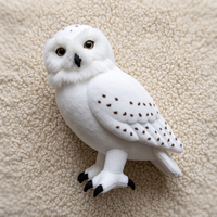 Hedwig Eule Kuscheltier weiß Harry Potter 18 cm - Detail Material