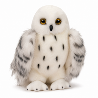 Hedwig Eule Kuscheltier weiß Harry Potter - Weißer Hintergrund frontal