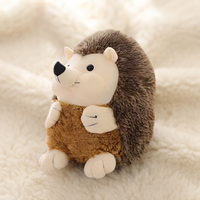Igel Kuscheltier mit brauner Weste 18cm - Detailansicht Material