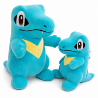 Karnimani Pokémon Kuscheltier Blau - Weißer Hintergrund frontal