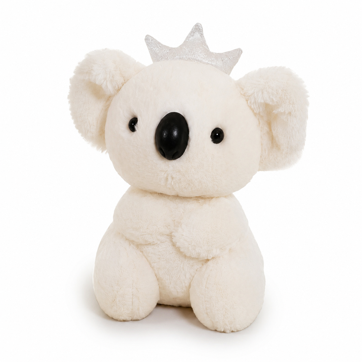 Koala Kuscheltier mit Krone 20cm - Weiß