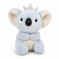 Koala Kuscheltier mit Krone 20cm - Blau