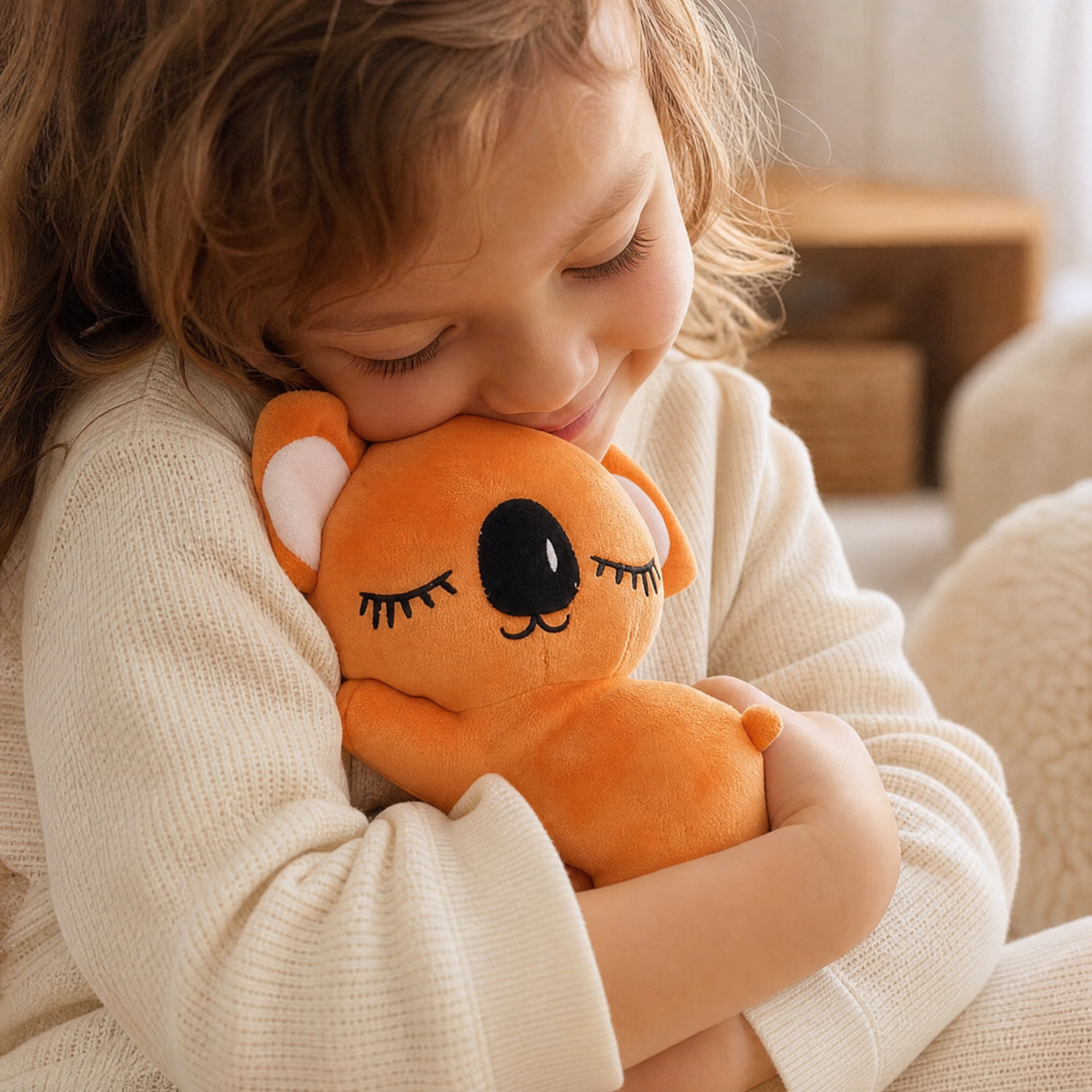 Oranges Koala Kuscheltier niedlich 20 cm - Gemütlicher Einsatz im Innenbereich