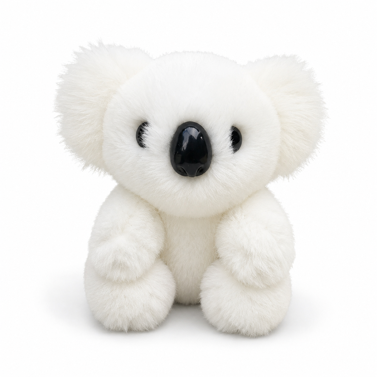 Realistisches Koala Kuscheltier Grau und Weiß - Weiß / 16cm · Weiß / 12cm