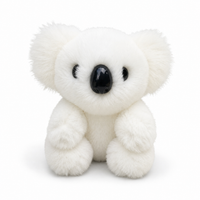 Realistisches Koala Kuscheltier Grau und Weiß - Weiß / 16cm · Weiß / 12cm