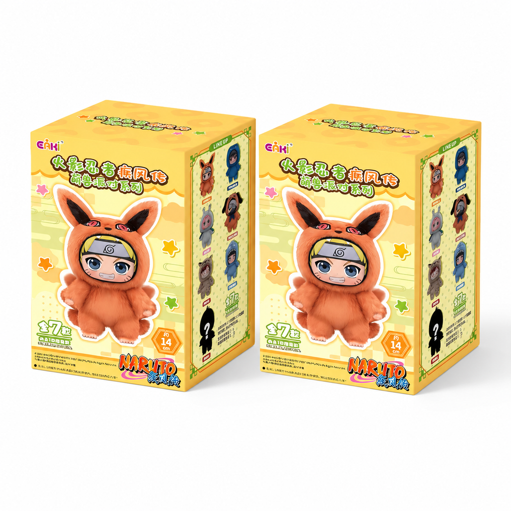 Labubu Naruto Kuscheltier Mystery-Box - 2er-Pack
