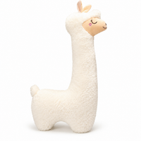 Lama Kuscheltier XXL 75-130 cm - 100cm / Weiß · 75cm / Weiß · 130cm / Weiß