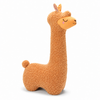Lama Kuscheltier XXL 75-130 cm - 100cm / Braun · 75cm / Braun · 130cm / Braun