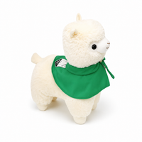 Lama Kuscheltier Zauberer mit grünem Umhang - 35cm · 50-cm