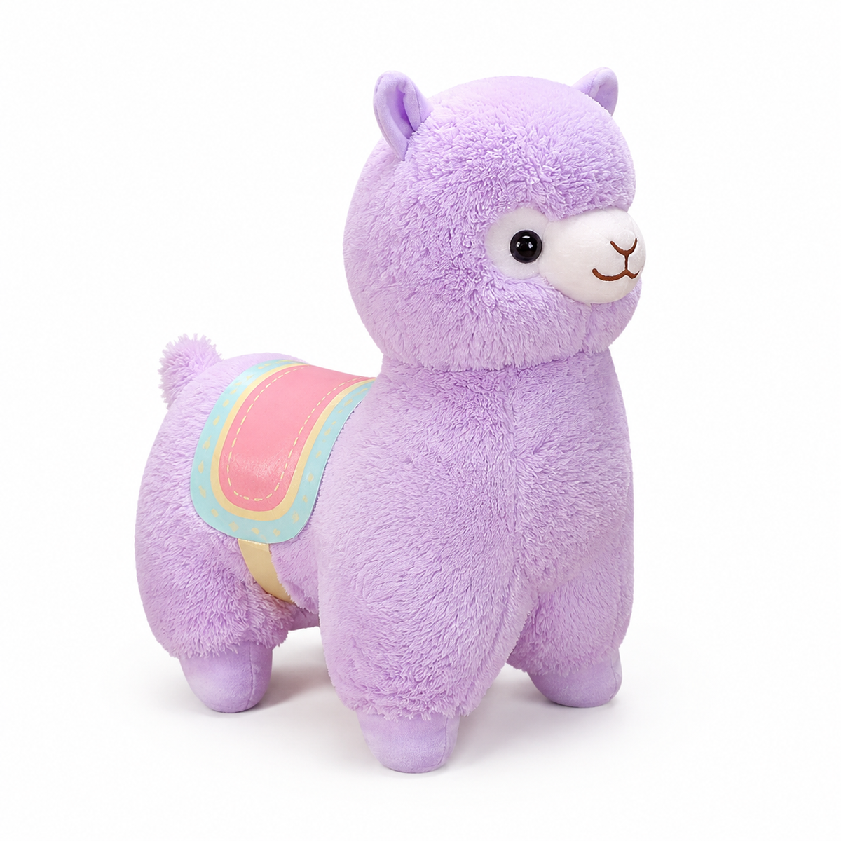 Rosa Lama Kuscheltier Regenbogen 35cm - 50-cm