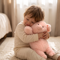 Rosa Gewichtetes Schwein Kuscheltier - Anwendung gemütlich Innenbereich
