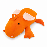 Oranges Gewichtetes Drachen Kuscheltier - 38cm · 60cm