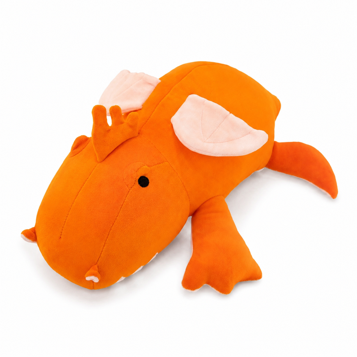 Oranges Gewichtetes Drachen Kuscheltier - 38cm · 60cm