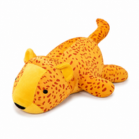 Gelbes Gewichtetes Leoparden Kuscheltier - 38cm · 60cm
