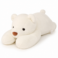 Eisbär Kuscheltier XXL mit Gewicht - 65cm · 80cm · 100cm · 120cm