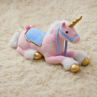 Rosa Einhorn XXL Kuscheltier 100 cm - Detailansicht Material