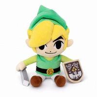 Link Kuscheltier - Zelda Wind Waker - Weißer Hintergrund frontal