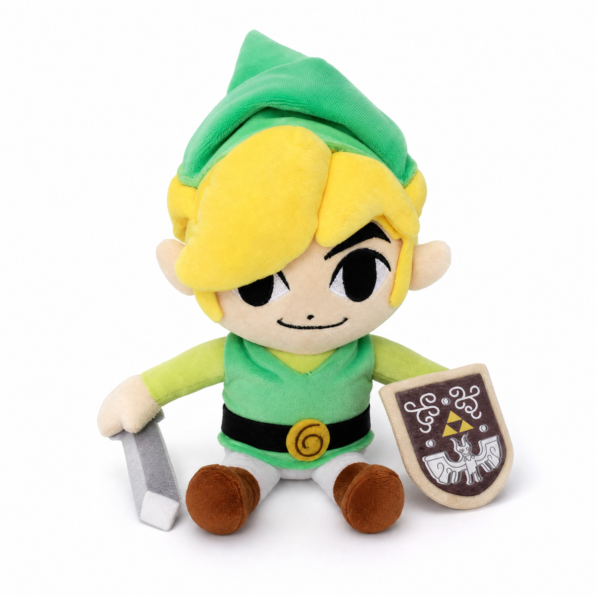 Link Kuscheltier - Zelda Wind Waker - Weißer Hintergrund frontal