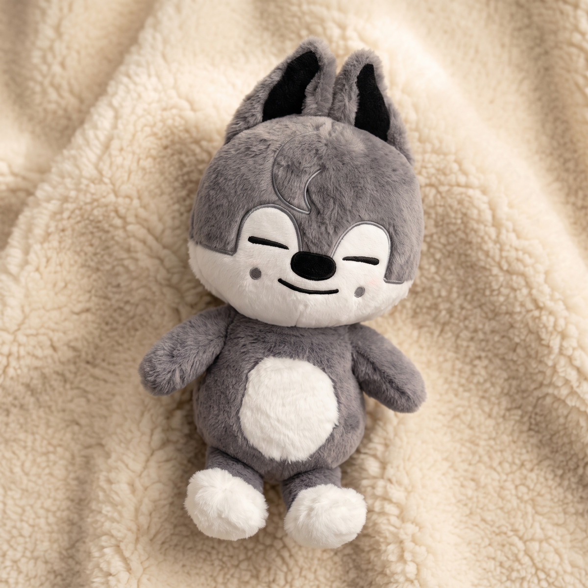 Wolf Chan SKZOO Kuscheltier 50cm - Detail Material